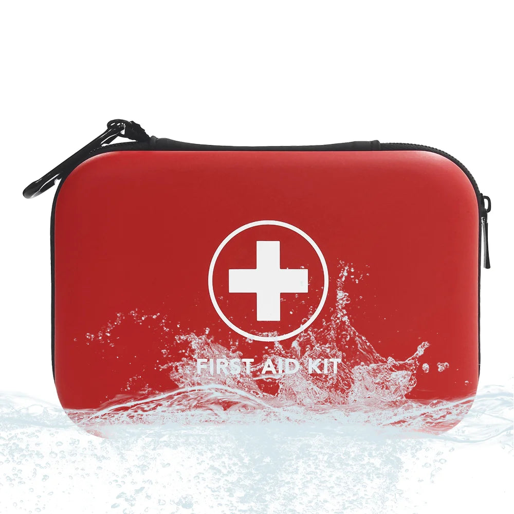 90PCS PORTABLE EMERGENCY MEDICAL FIRST AID KIT – COMPACT SURVIVAL BAG FOR HOME, OUTDOOR, TRAVEL, CAMPING & ADVENTURE USE
