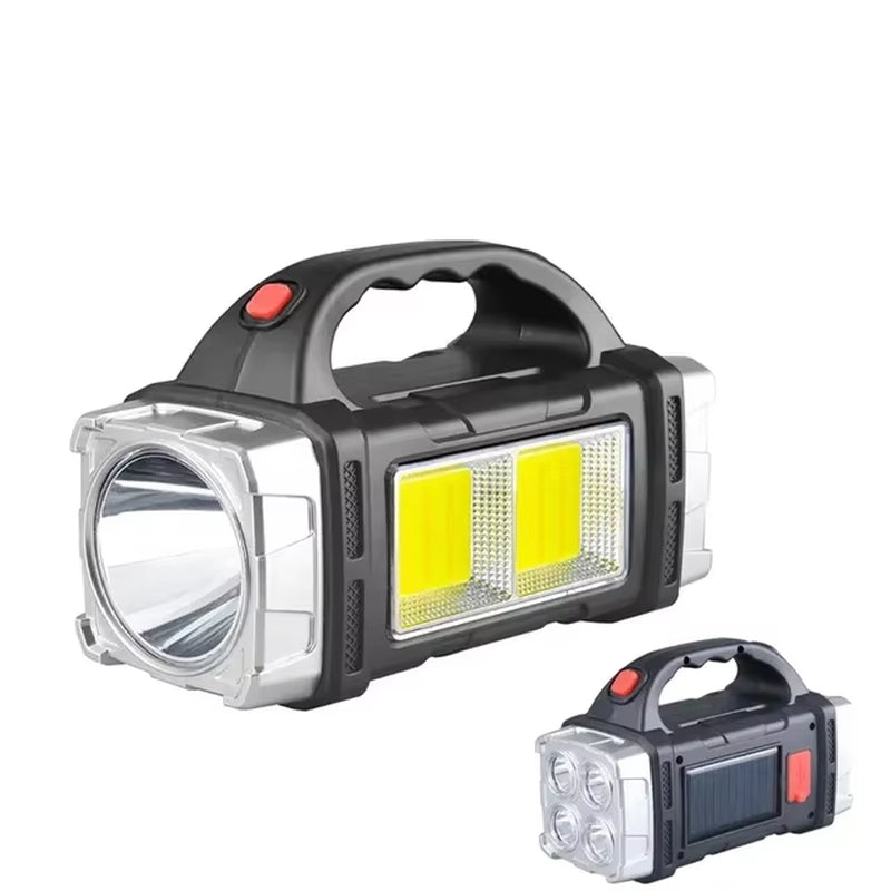 PORTABLE USB RECHARGEABLE SOLAR LED TORCH