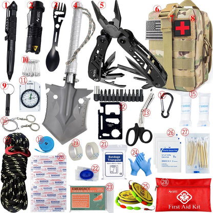 TACTICAL SURVIVAL FIRST AID KIT