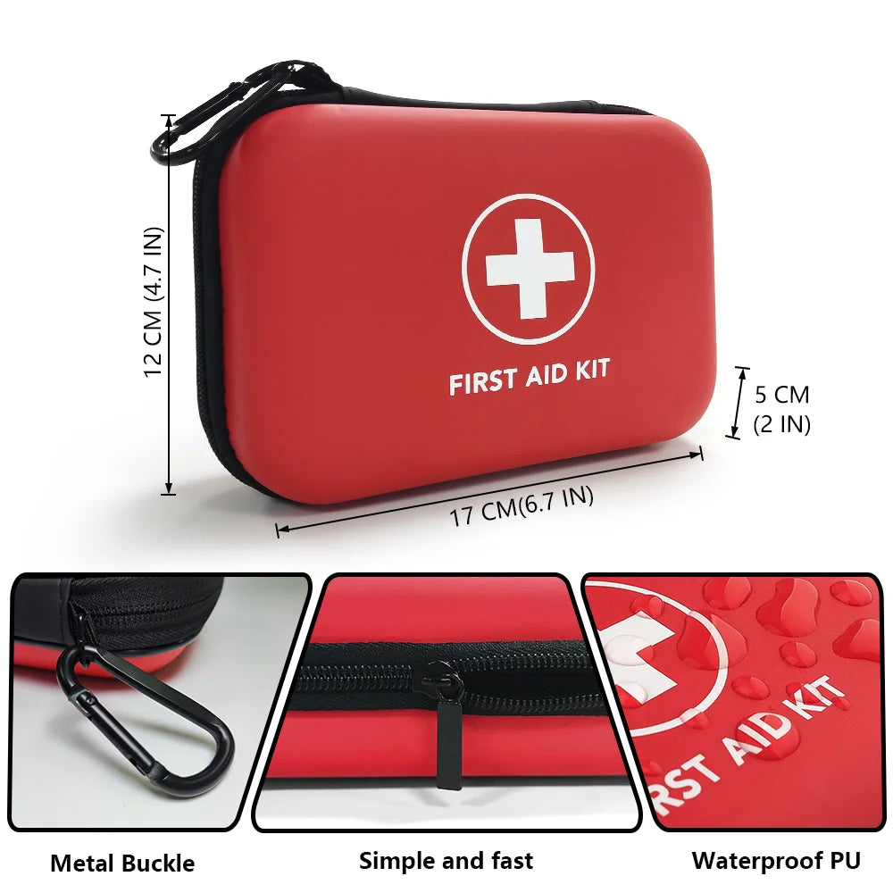 90Pcs Portable Emergency Medical First Aid Bag Kit for Household Outdoor Travel Camping Equipment Medicine Survival