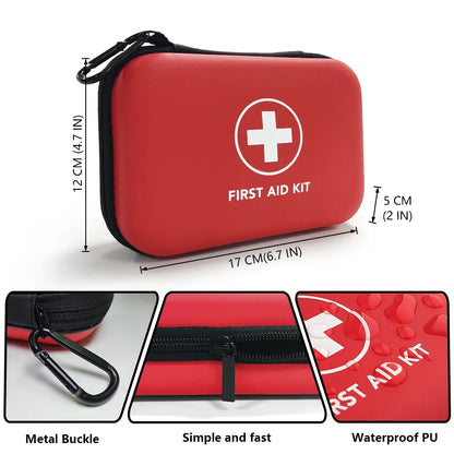 90Pcs Portable Emergency Medical First Aid Bag Kit for Household Outdoor Travel Camping Equipment Medicine Survival